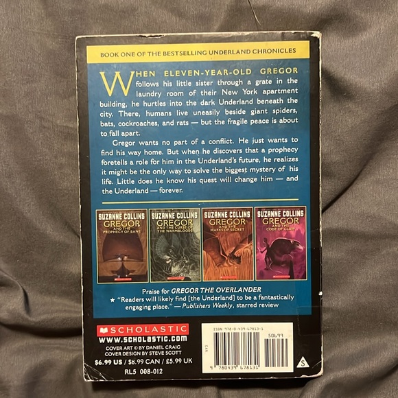 Gregor the Overlander Novel by Suzanne Collins - Picture 3 of 6